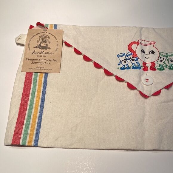 Vintage Multi Stripe Towel Bag - Picture 3 of 7